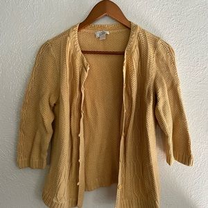 Ladies medium cable knit cardigan